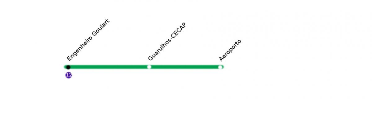 Harta e CPTM São Paulo - Line 13 - Lodh