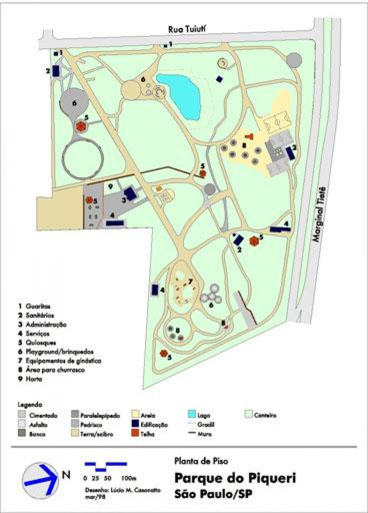 Harta e Piqueri São Paulo Park