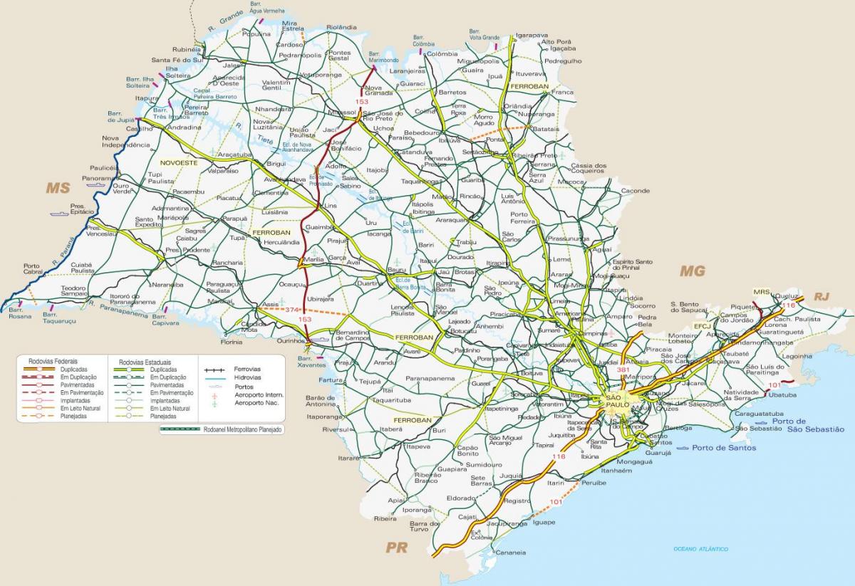 Harta e PS-së transportit