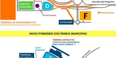 Harta e aeroportit ndërkombëtar të Viracopos