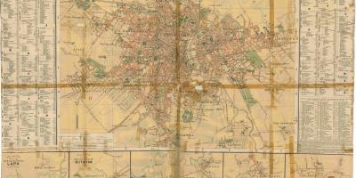 Harta e ish-São Paulo - 1913