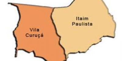 Harta e Itaim Paulista - Vila Curuçá nën-prefekturës