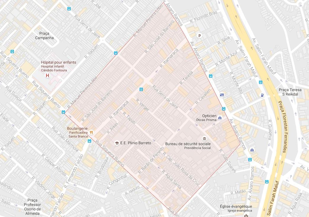 Harta e Água Rasa São Paulo