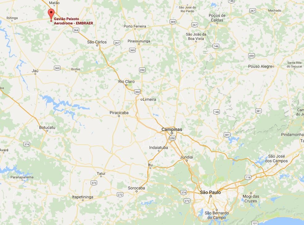 Harta e aerodrome Gavião Peixoto