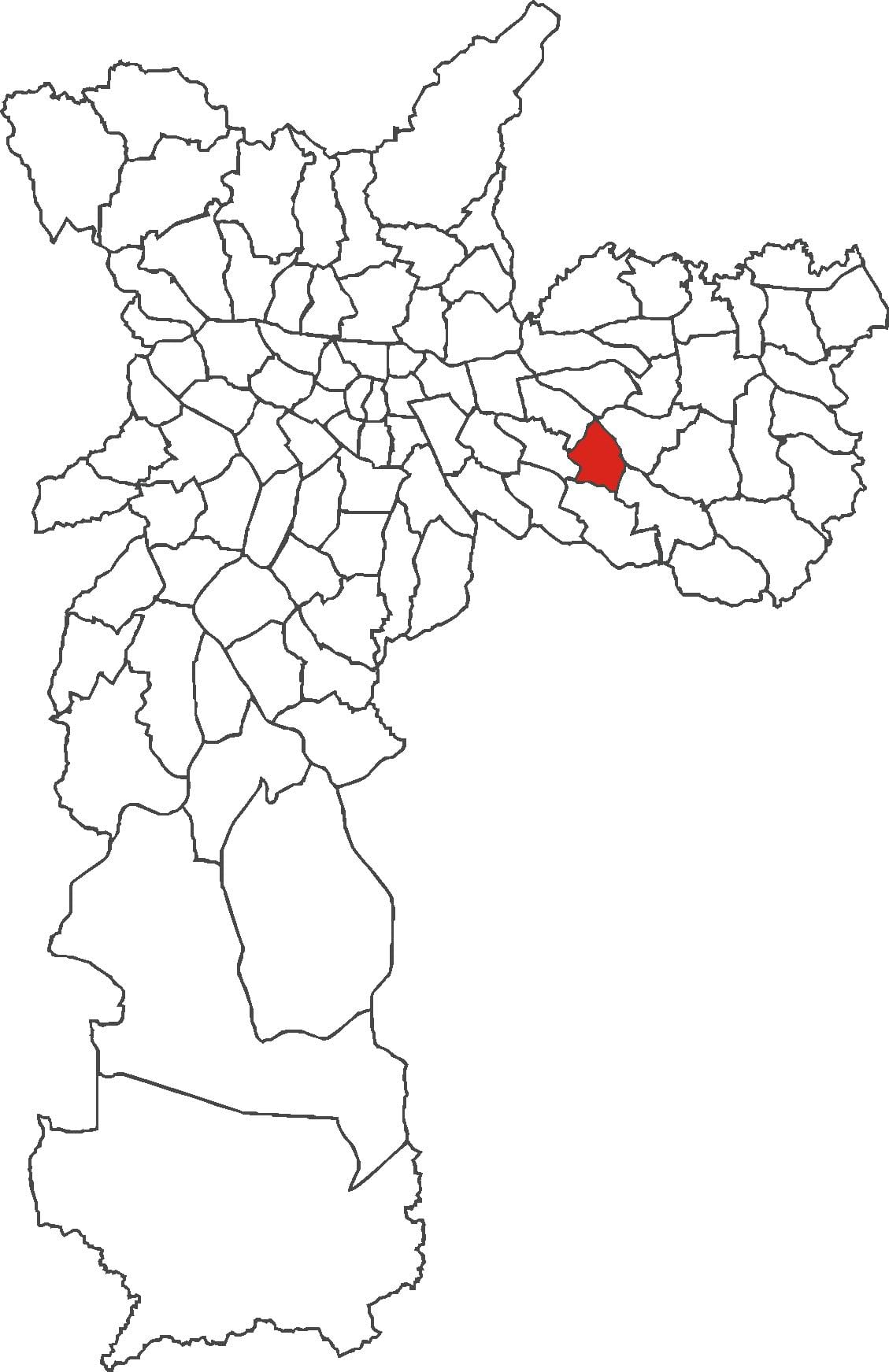 Harta e Aricanduva qarkut