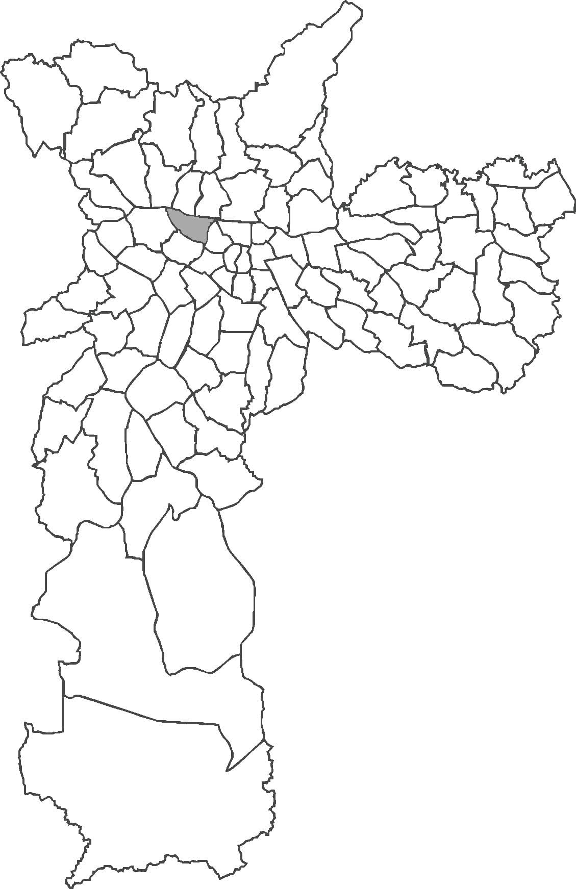 Harta e Barra Funda qarkut