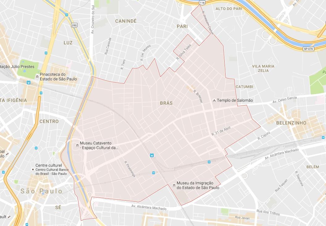 Harta e Brás São Paulo