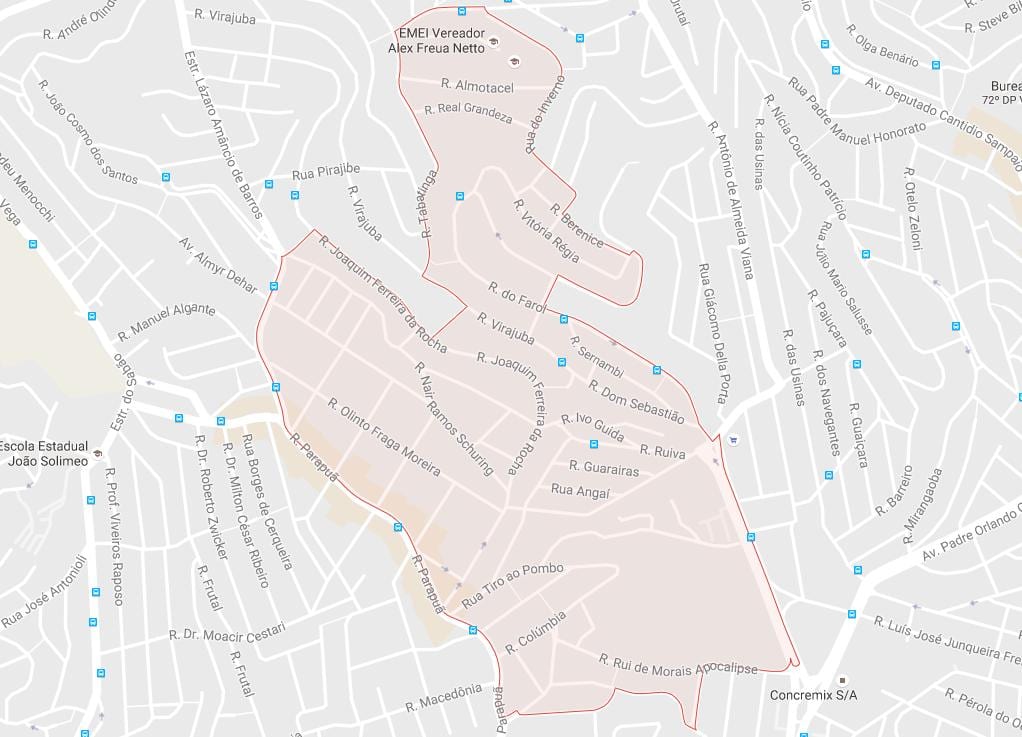 Harta e Brasilândia São Paulo