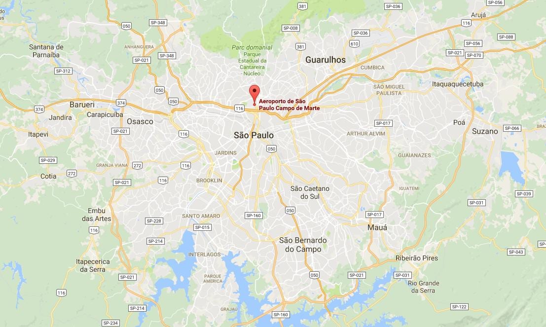 Harta e Campo de Marte aeroport - vend
