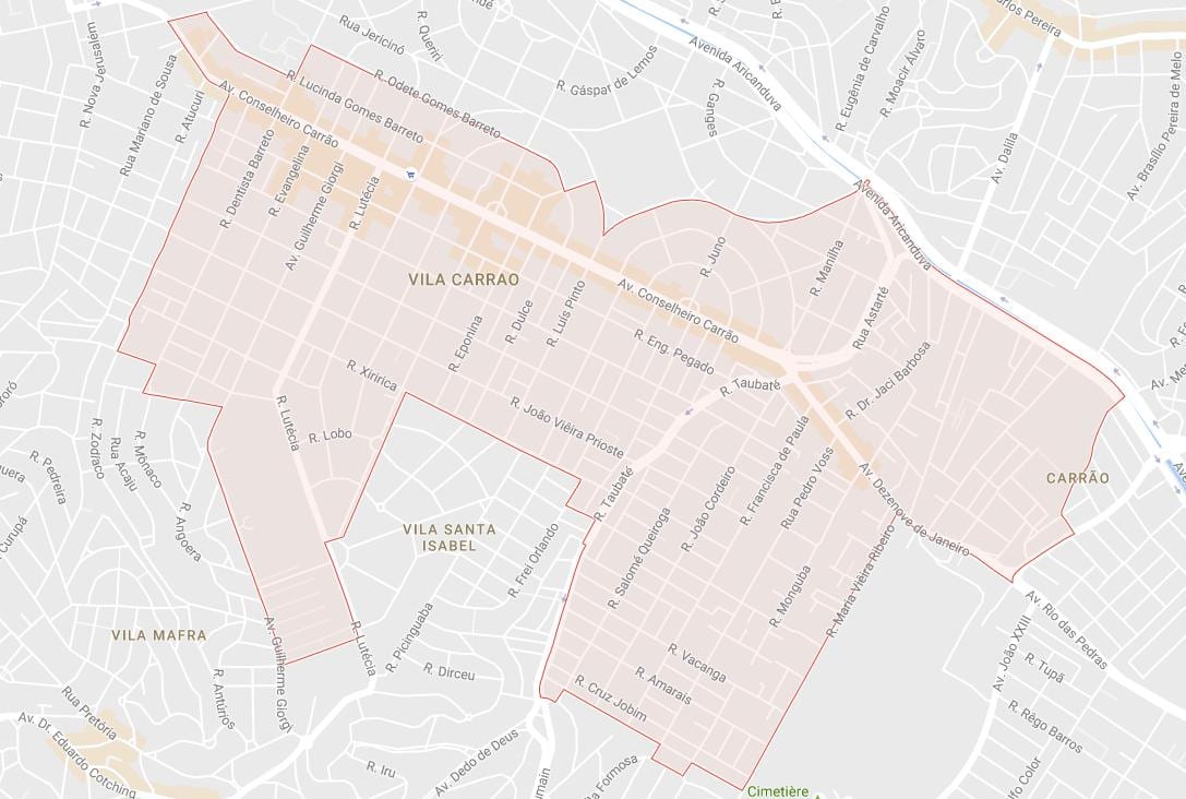 Harta e Carrão São Paulo