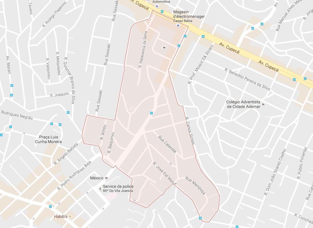 Harta e Cidade Ademar São Paulo
