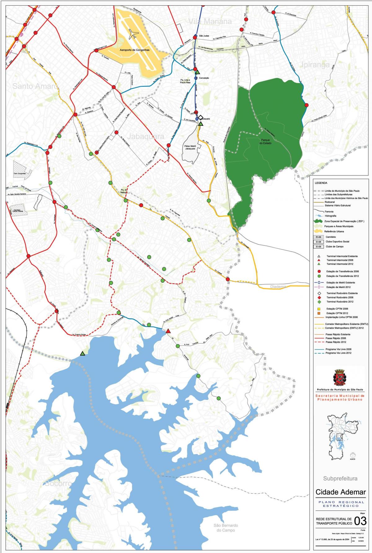 Harta e Cidade Ademar São Paulo - Publike, transportit