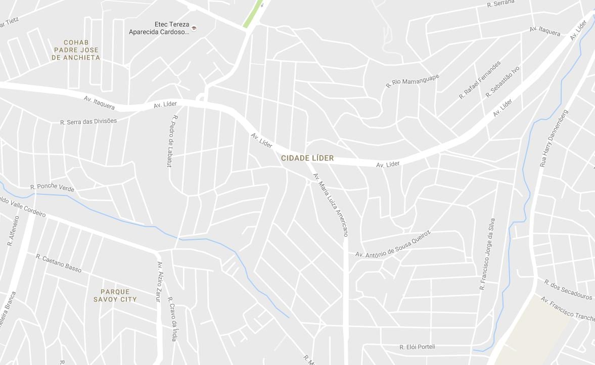 Harta e Cidade Líder São Paulo