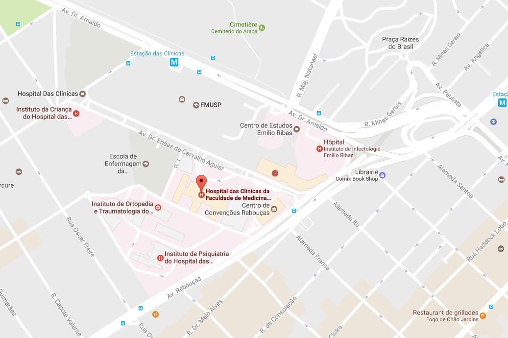 Harta e Clínicas spital