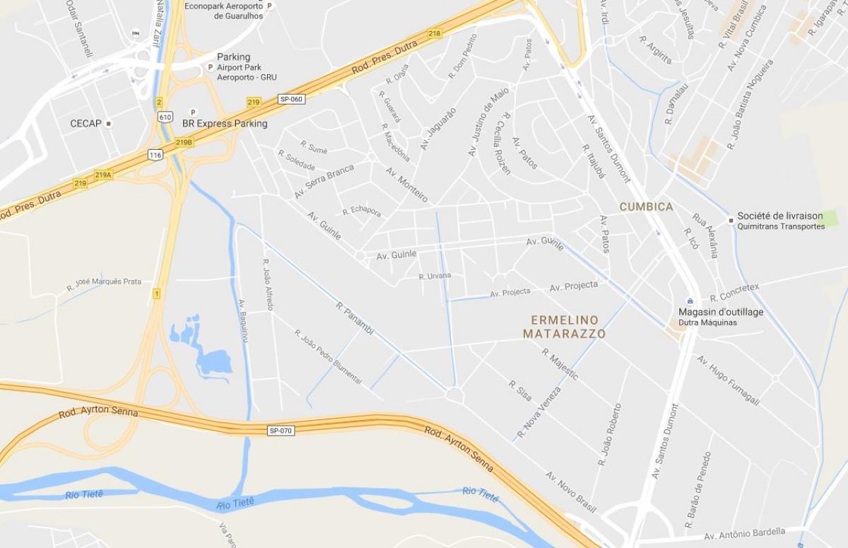 Harta e Ermelino Matarazzo São Paulo