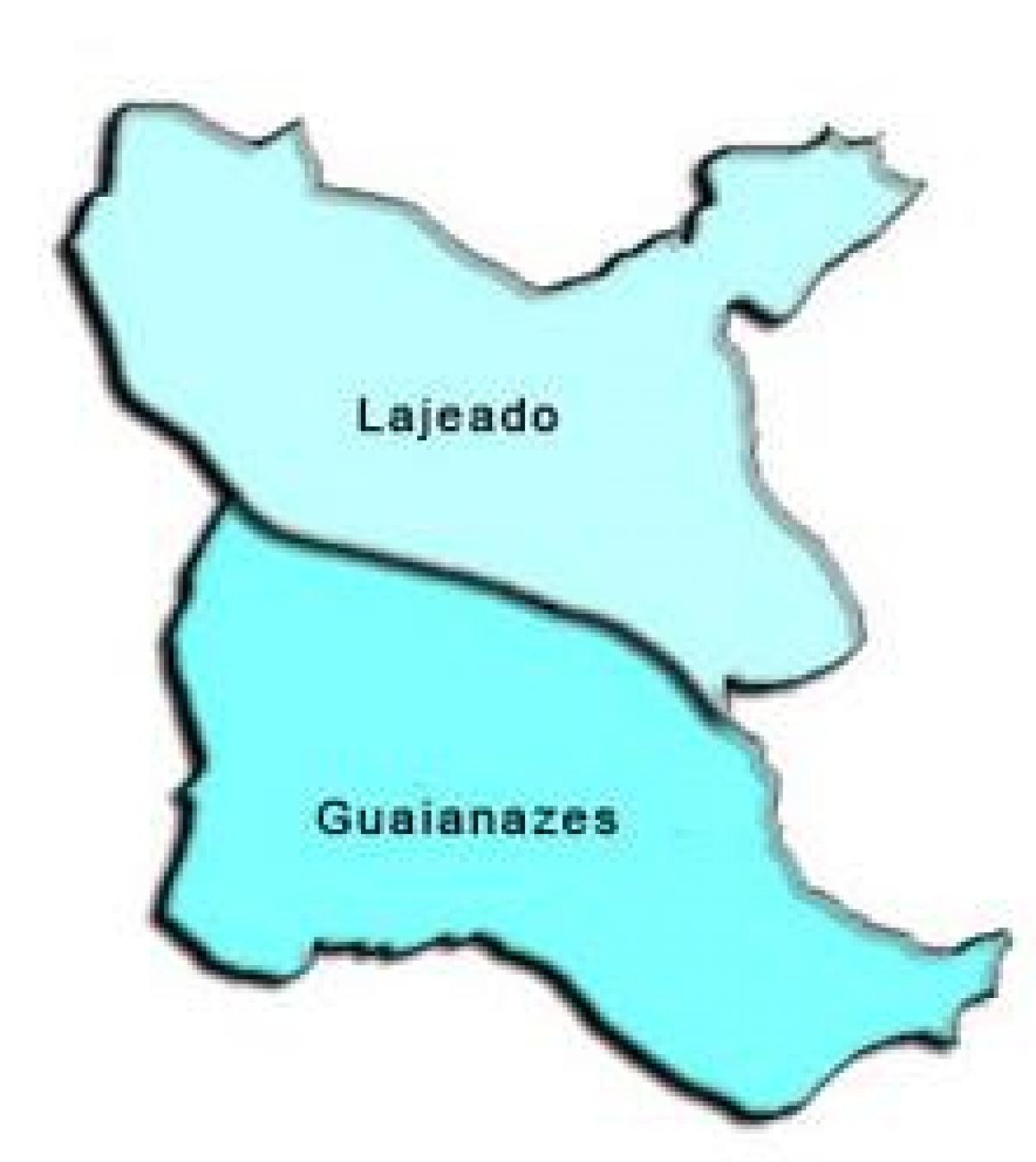 Harta e Guaianases nën-prefekturës