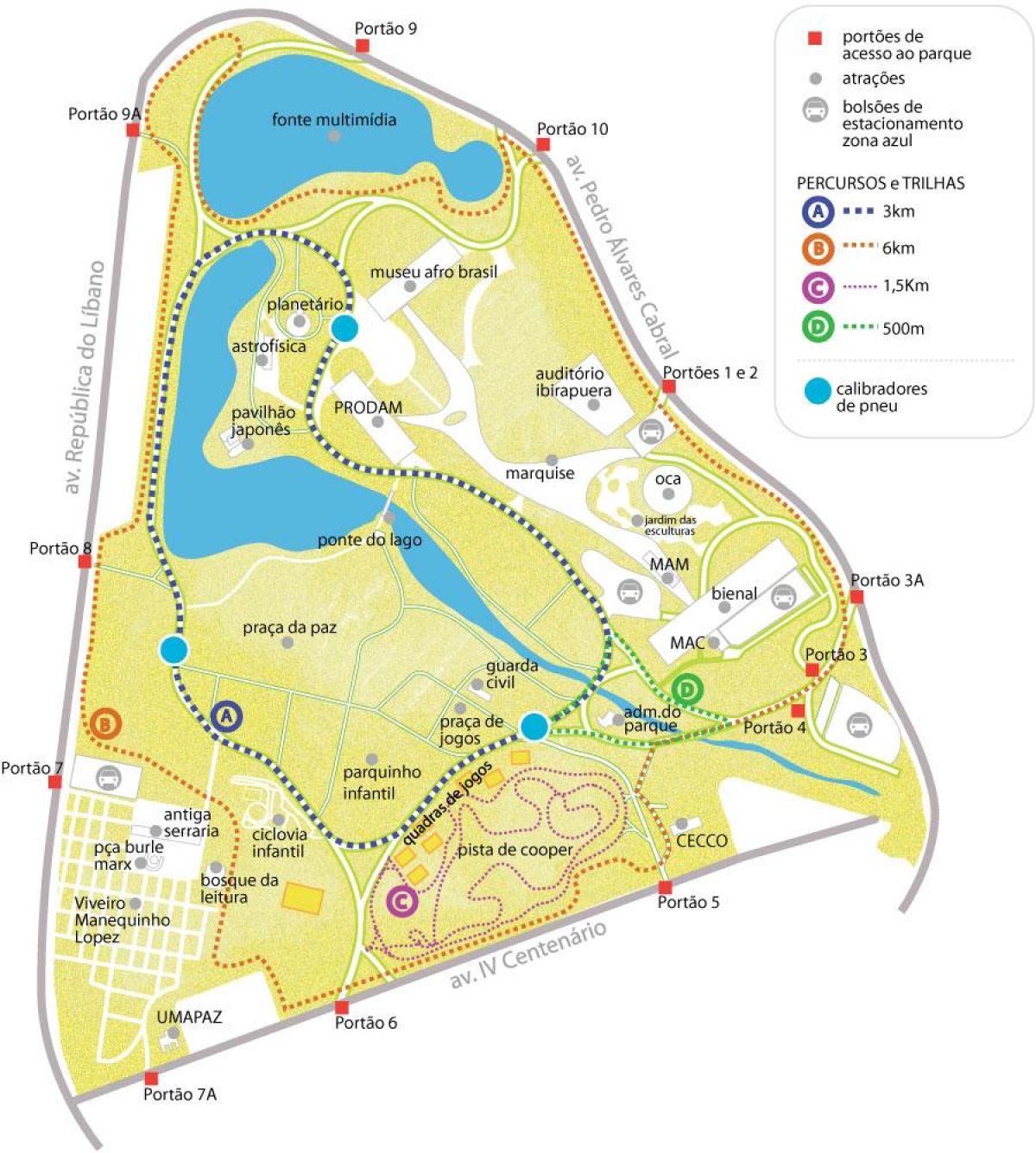 Harta e Ibirapuera park