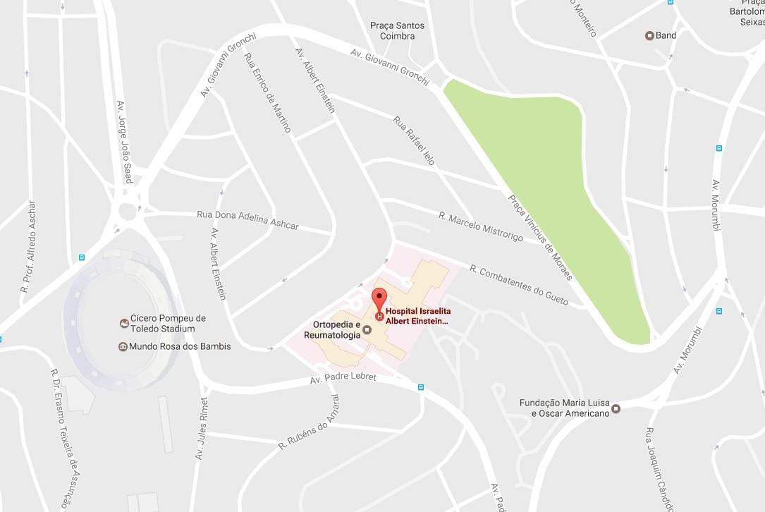 Harta e Israelita Albert Einstein spital