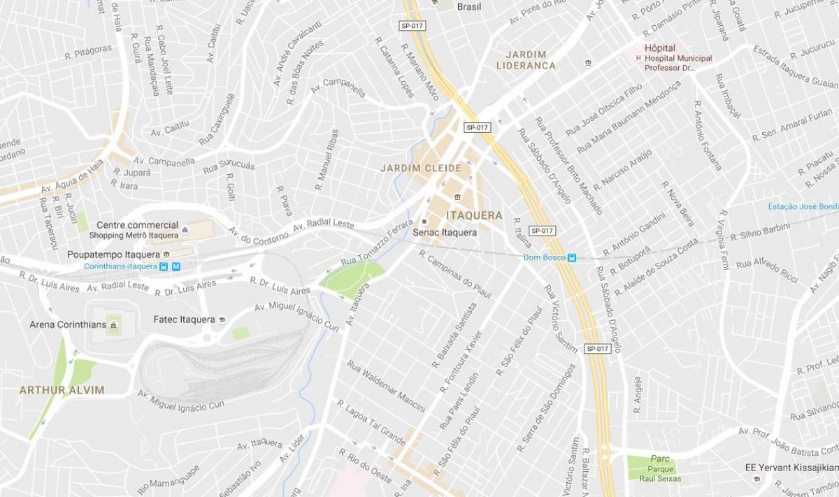 Harta e Itaquera São Paulo