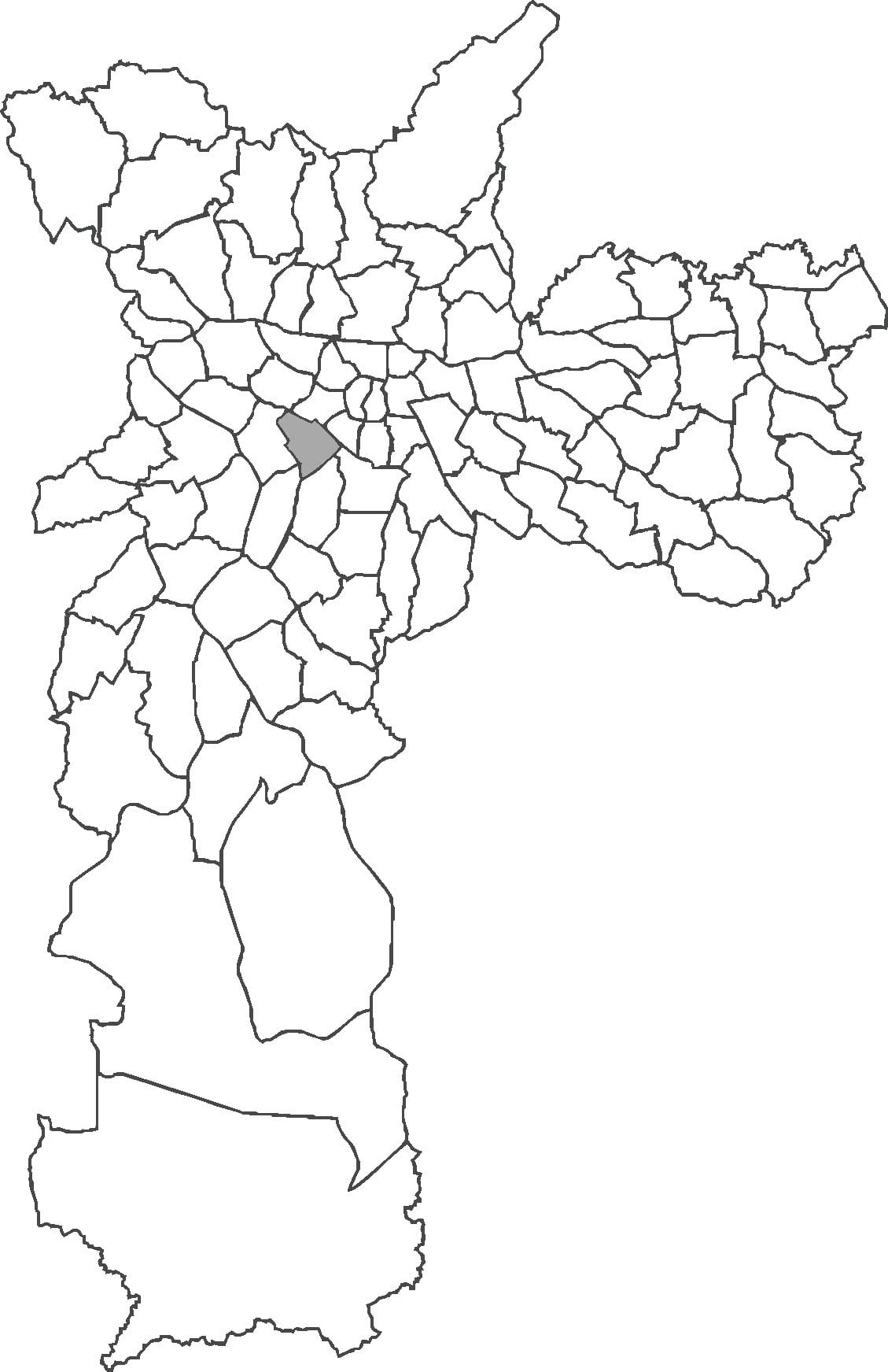 Harta e Jardim Paulista qarkut