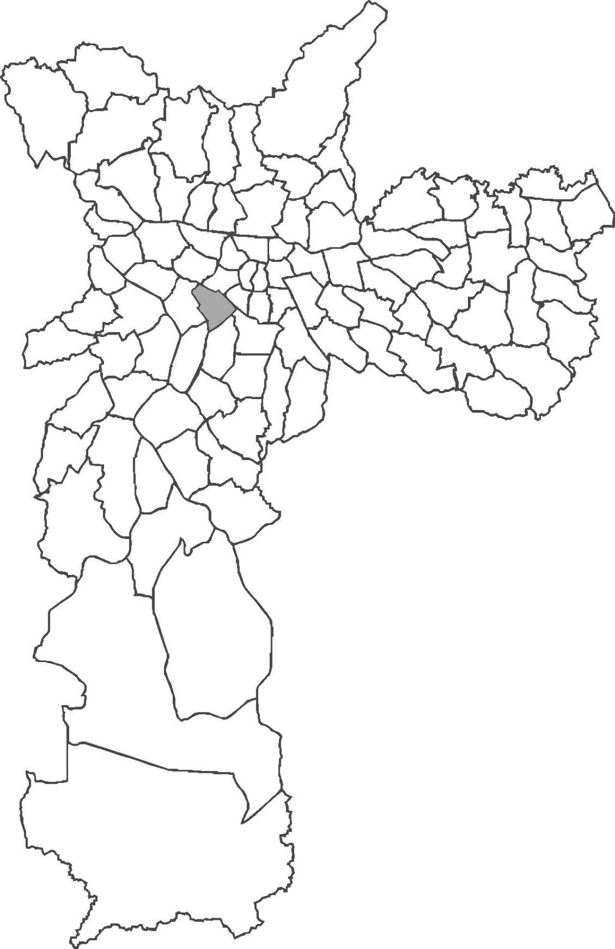 Harta e Jardim Paulista qarkut