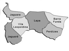 Harta e Lapa nën-prefekturës