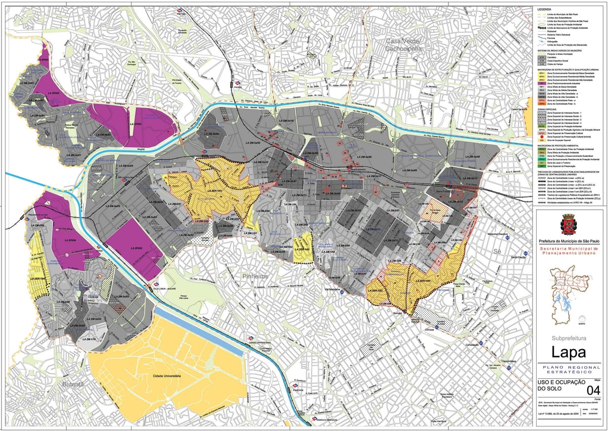Harta e Lapa São Paulo - Pushtimi i tokës