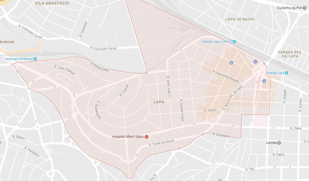 Harta e Lapa São Paulo