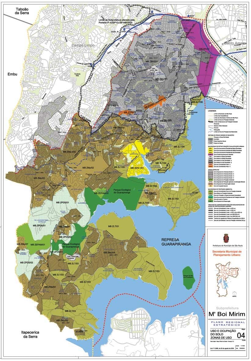 Harta e M'Boi Mirim São Paulo - Pushtimi i tokës