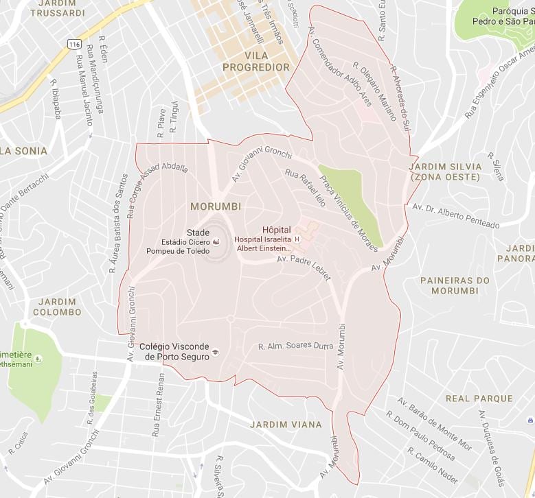 Harta e Morumbi São Paulo