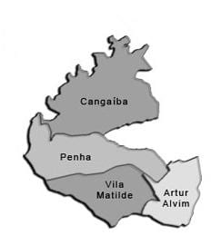 Harta e Penha nën-prefekturës