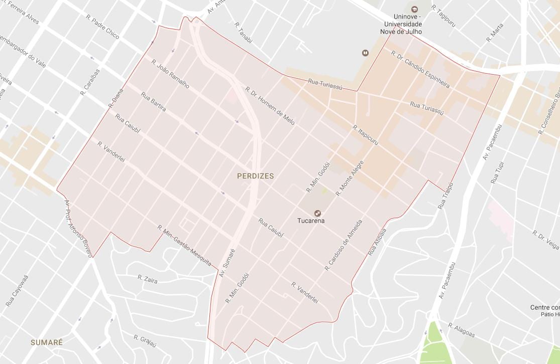 Harta e Perdizes São Paulo