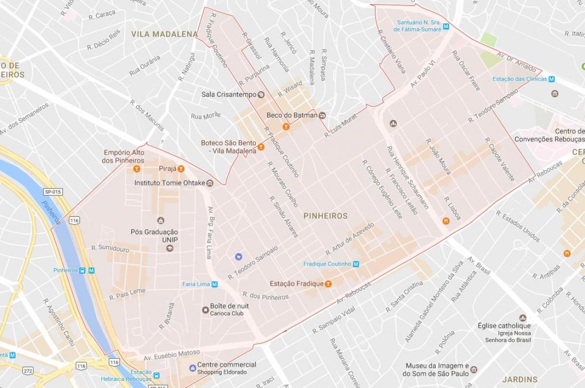 Harta e Pinheiros São Paulo