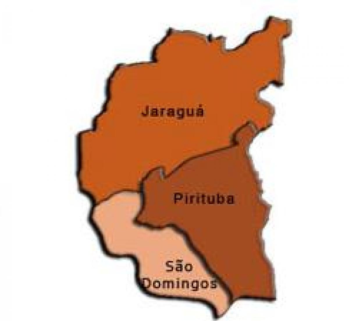 Harta e Pirituba-Jaraguá nën-prefekturës