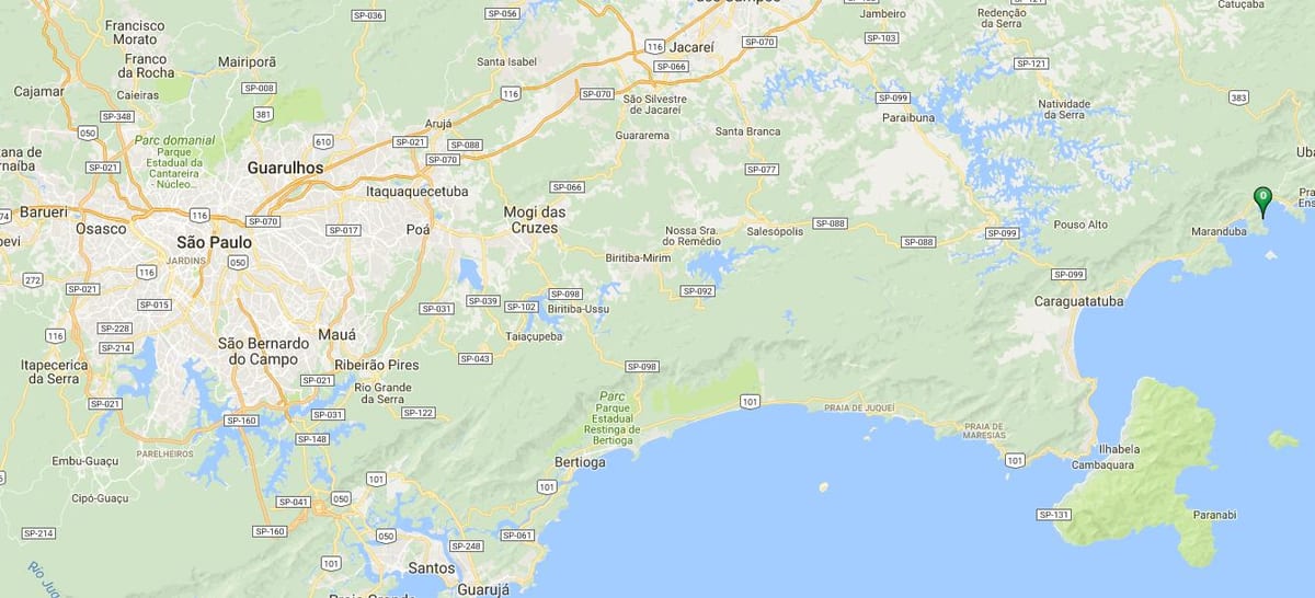 Harta e plazhit Brava