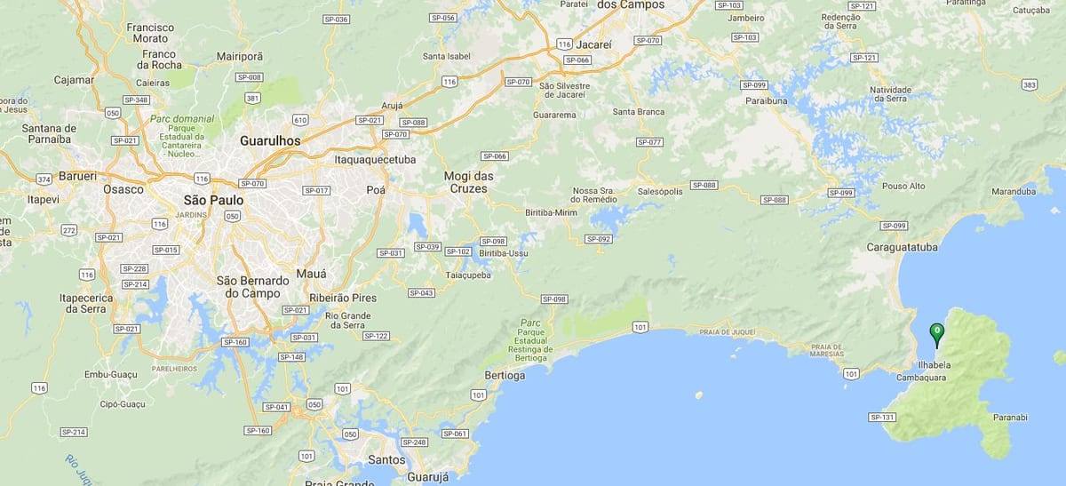 Harta e plazhit Pequeá