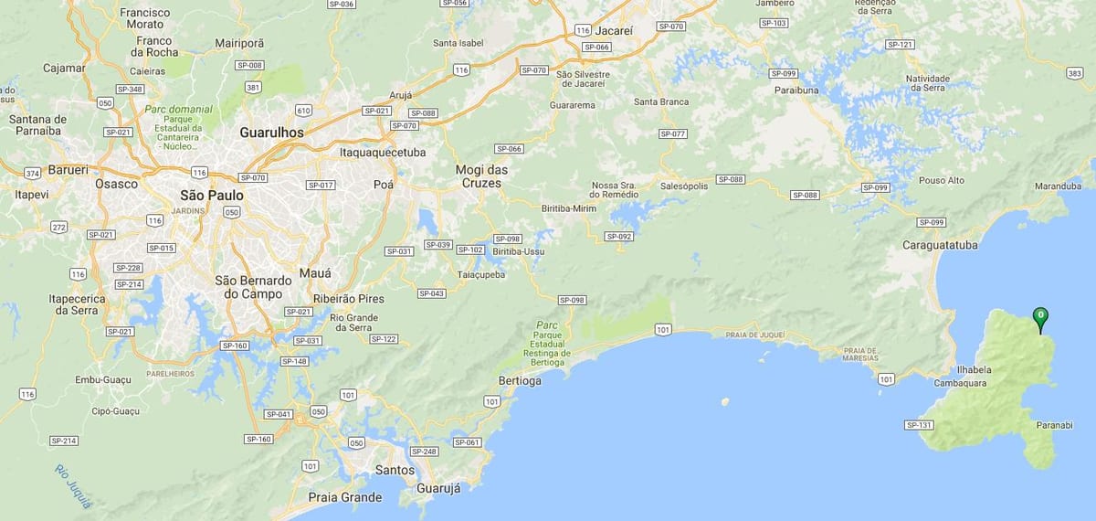 Harta e plazhit Poço