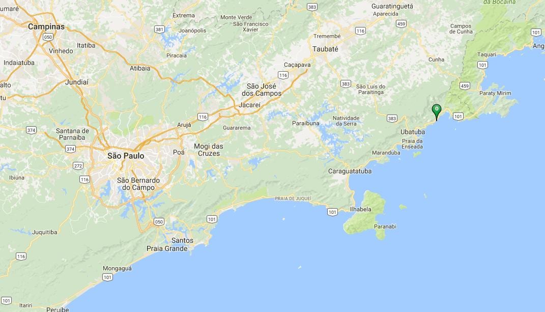 Harta e plazhit Prumirim