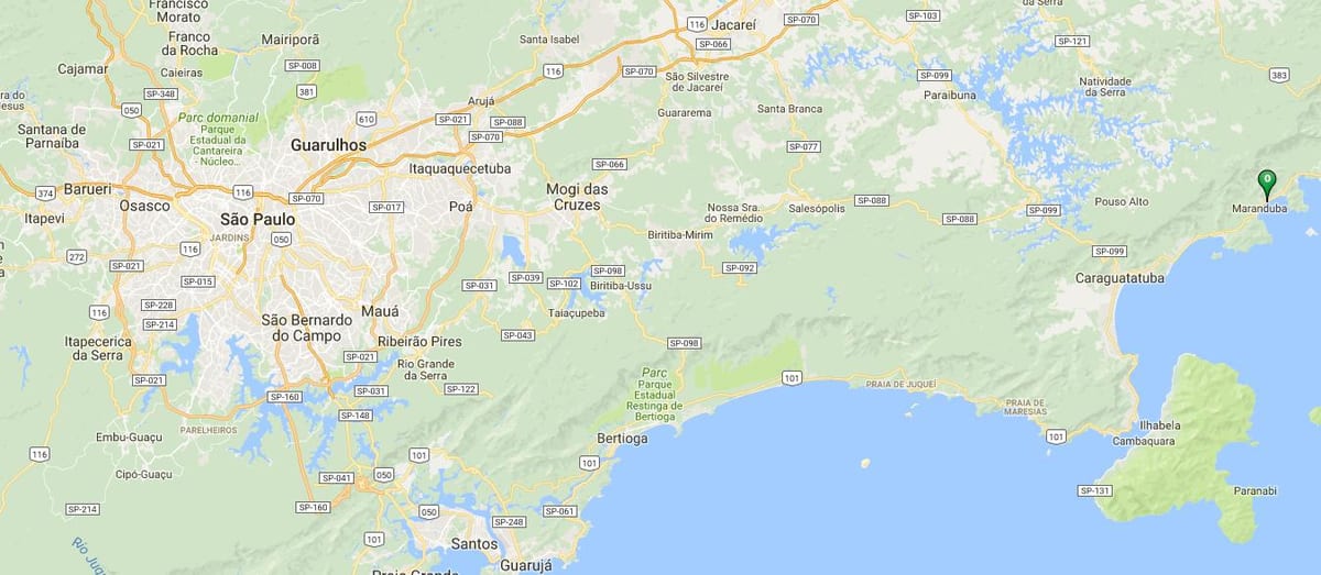 Harta e plazhit Sapê