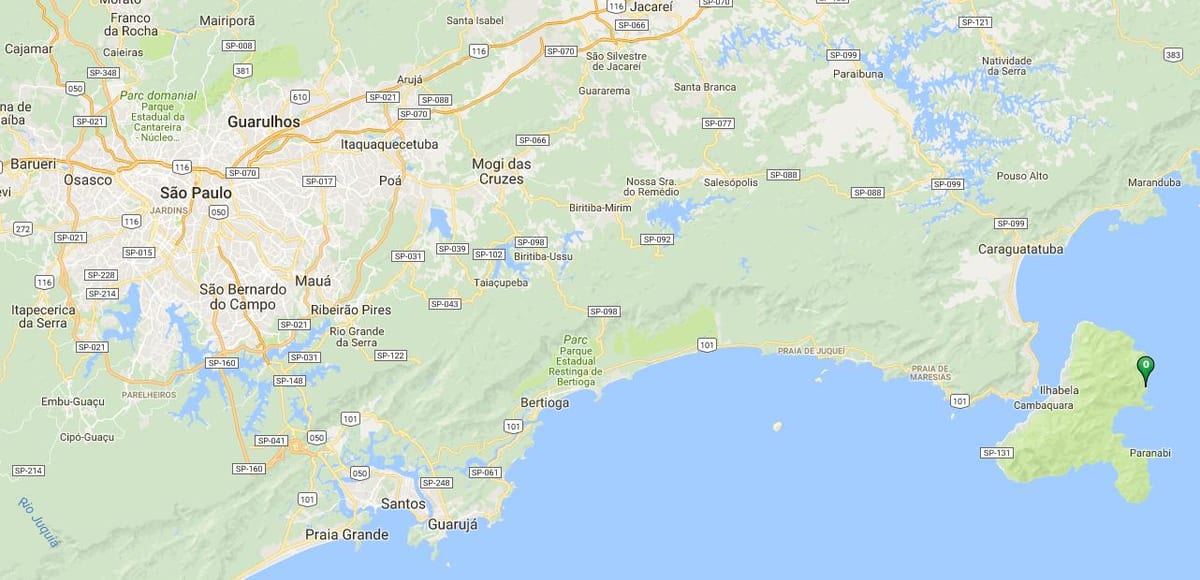 Harta e plazhit Serraria
