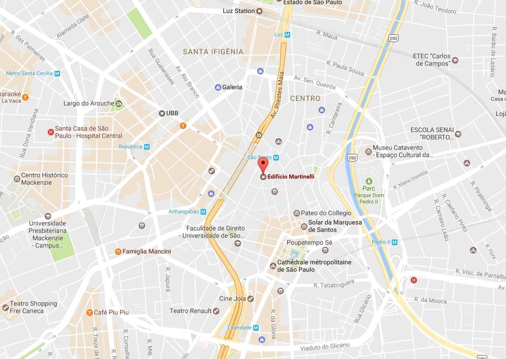 Harta e Prédio Martinelli