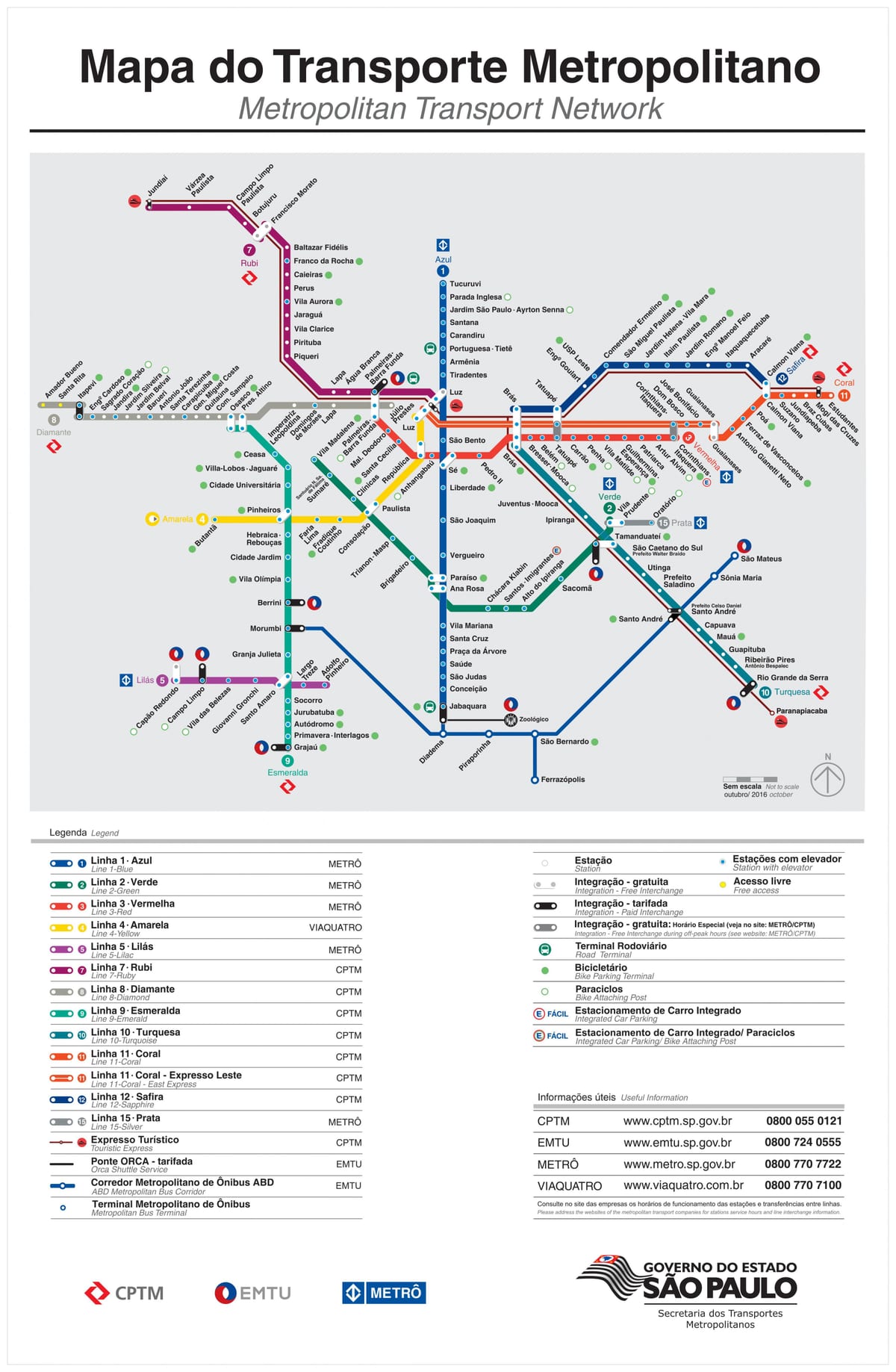 Harta e São Paulo EMTU