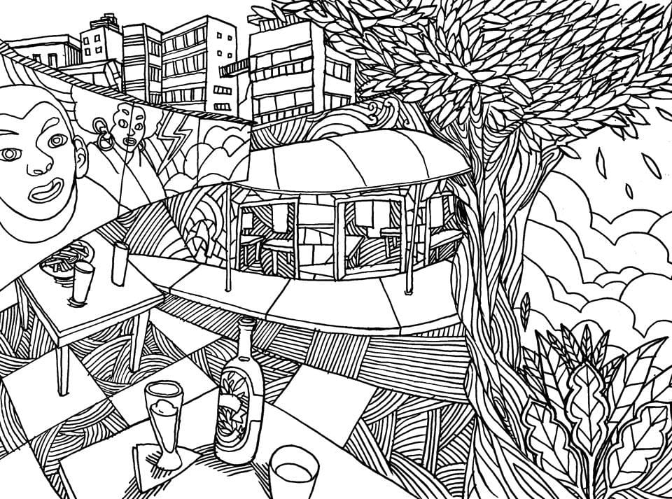 Harta e São Paulo ngjyrosje - Vila Madalena