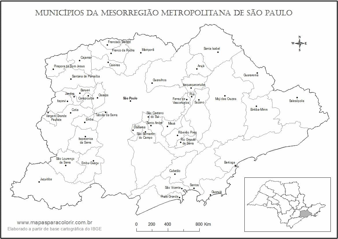 Harta e São Paulo e virgjër