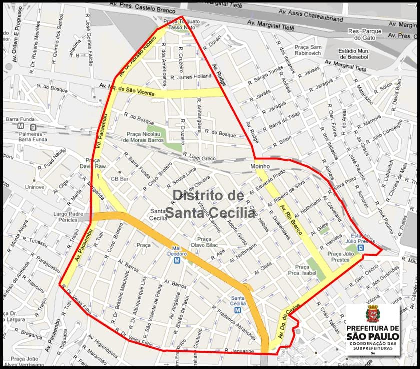 Harta e Santa Cecília São Paulo