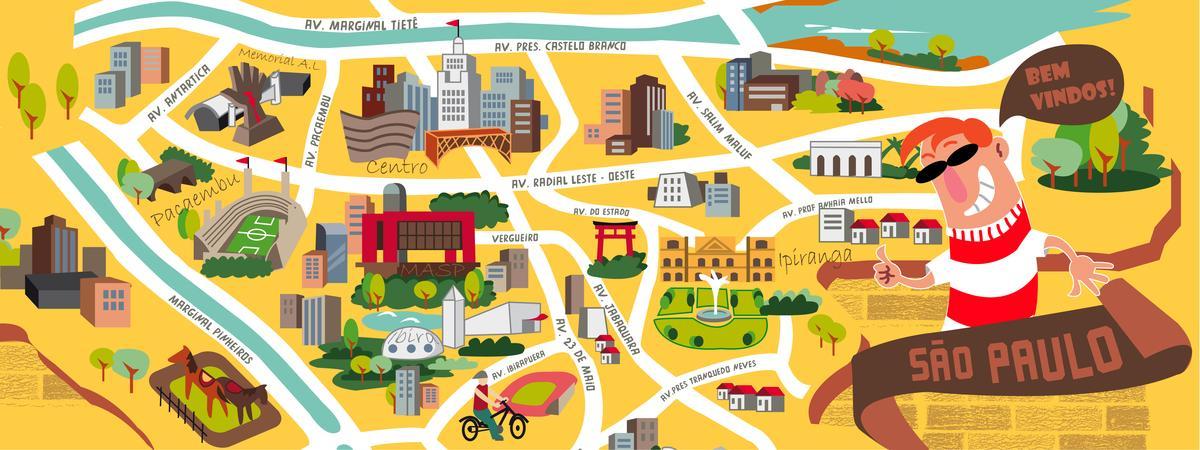 Harta e São Paulo dizajn