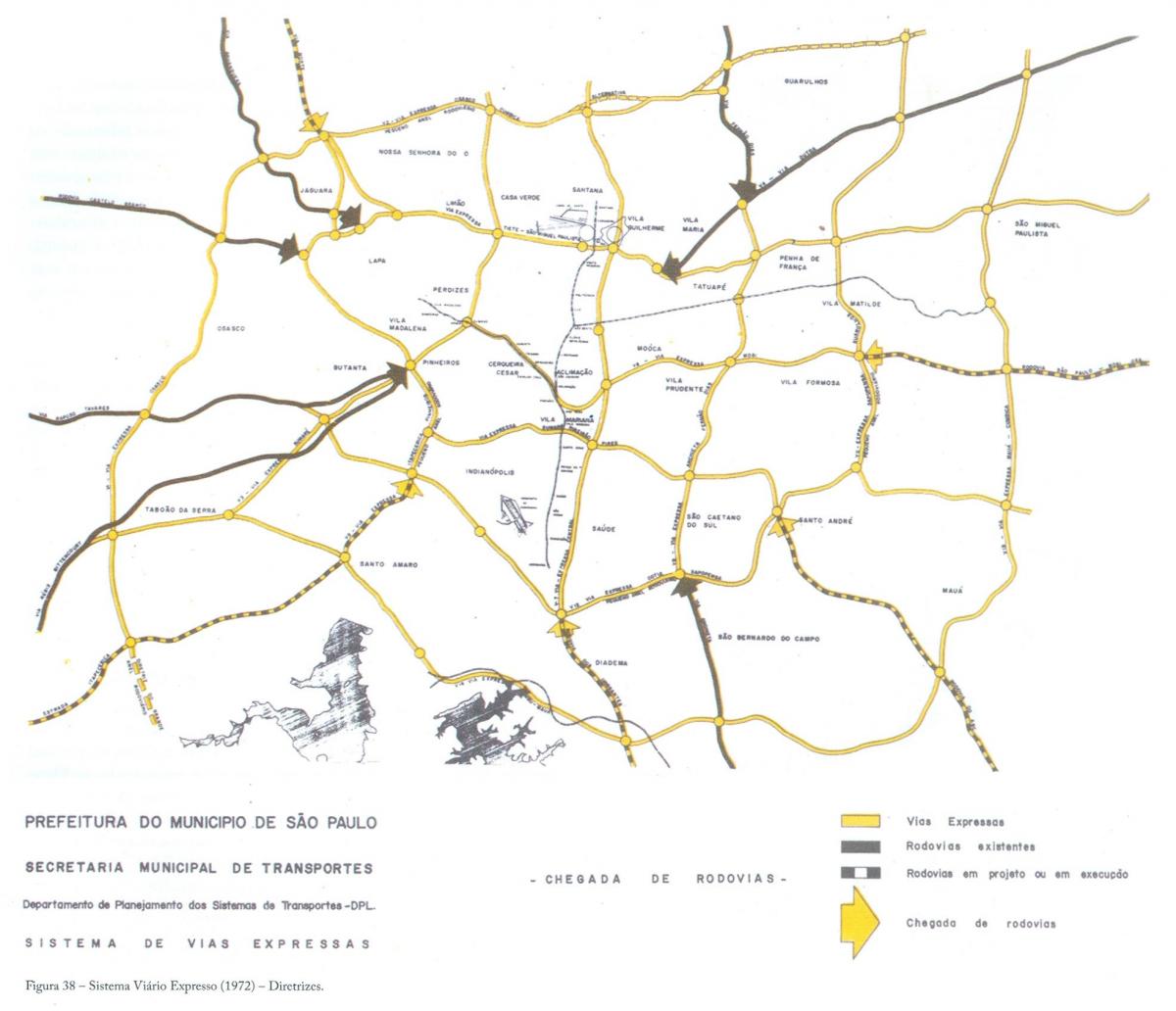 Harta e São Paulo express korsi