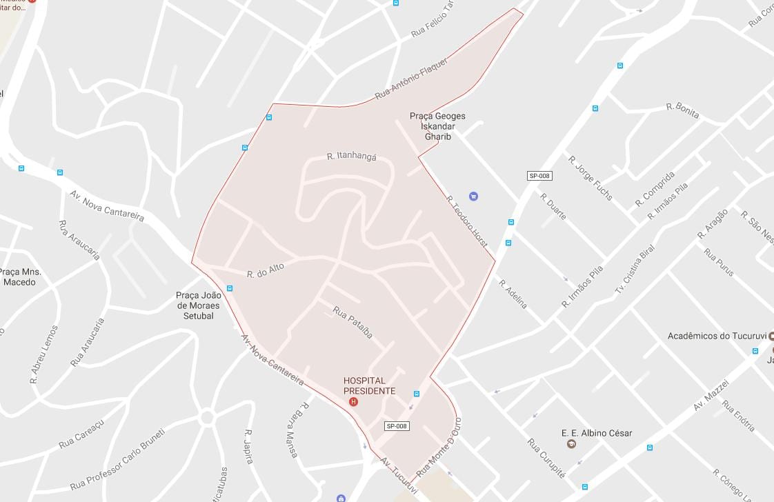 Harta e Tucuruvi São Paulo