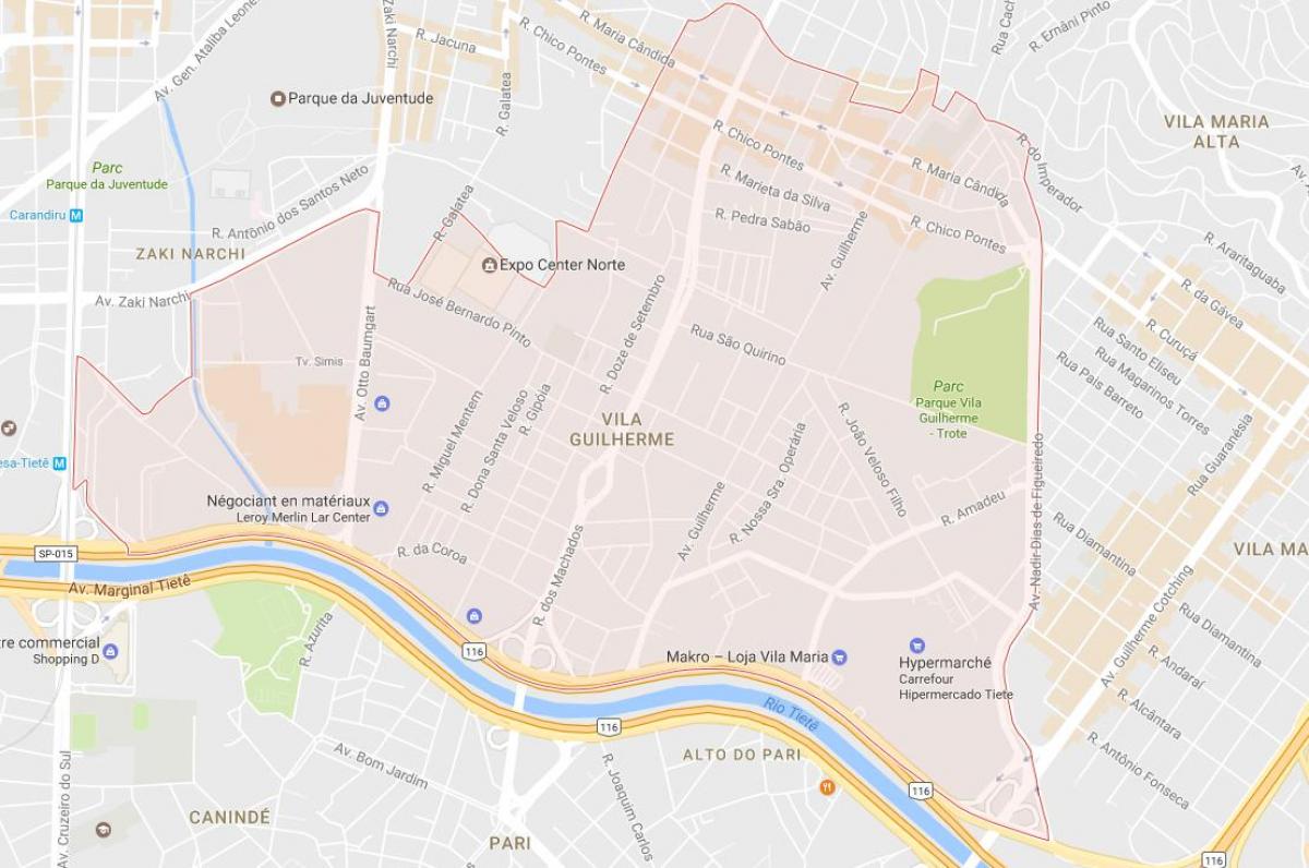 Harta e Vila Guilherme São Paulo