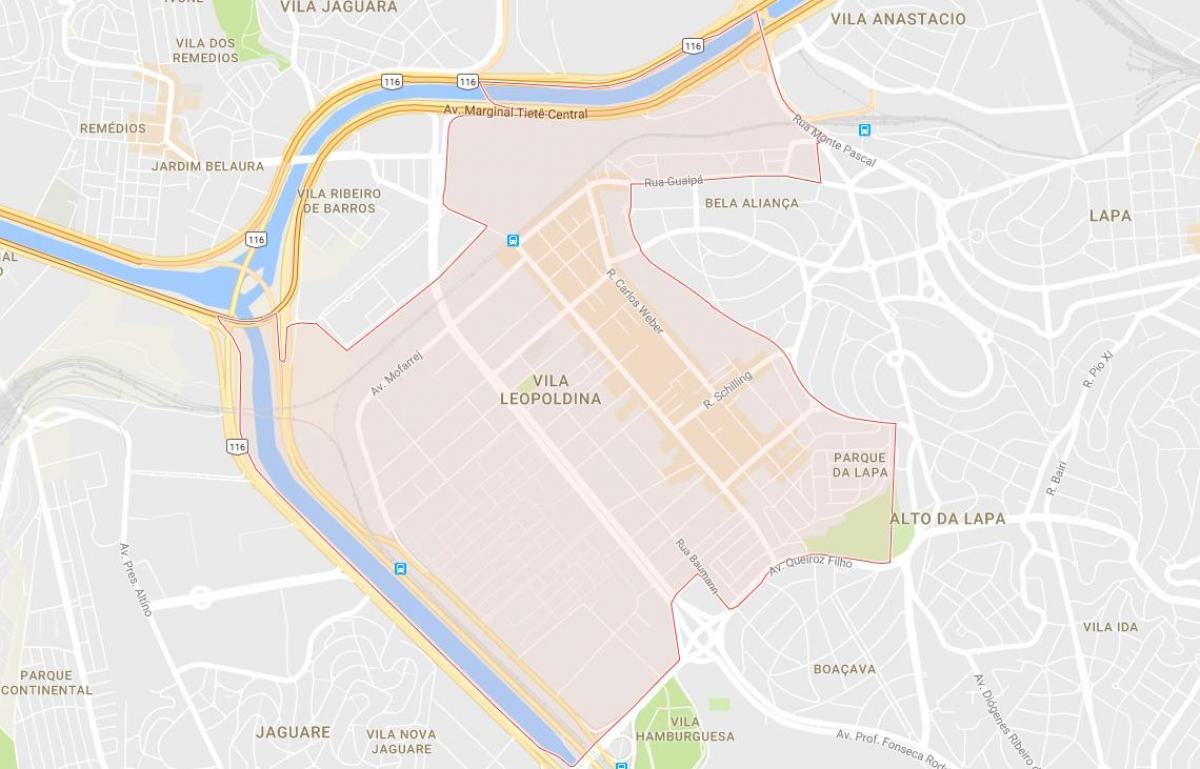 Harta e Vila Leopoldina São Paulo